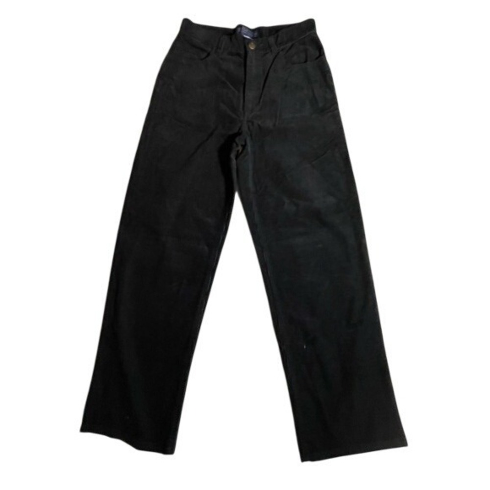 Polo Ralph Lauren Kids Black‎ Corduroy Straight Leg Pants Size 12 Cotton